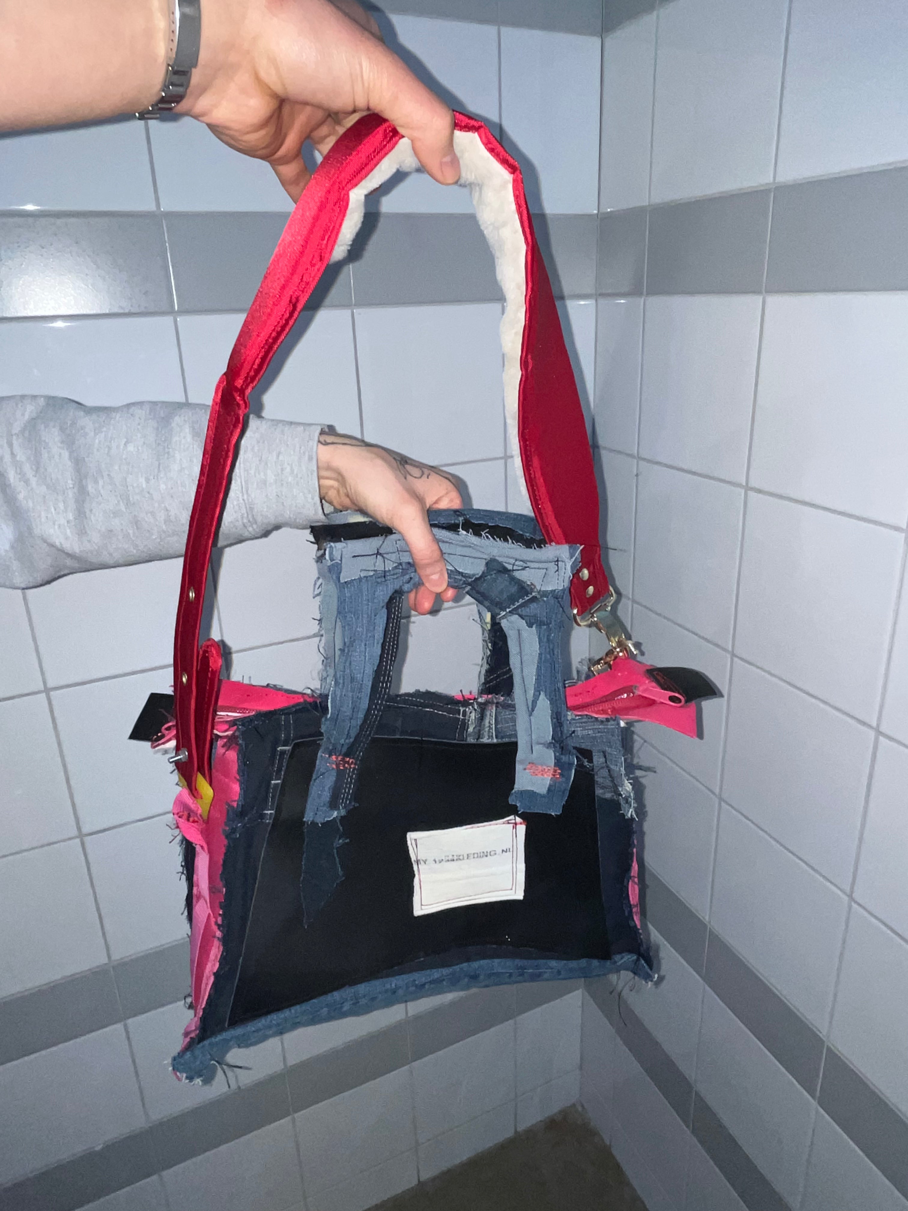denim pocket bag