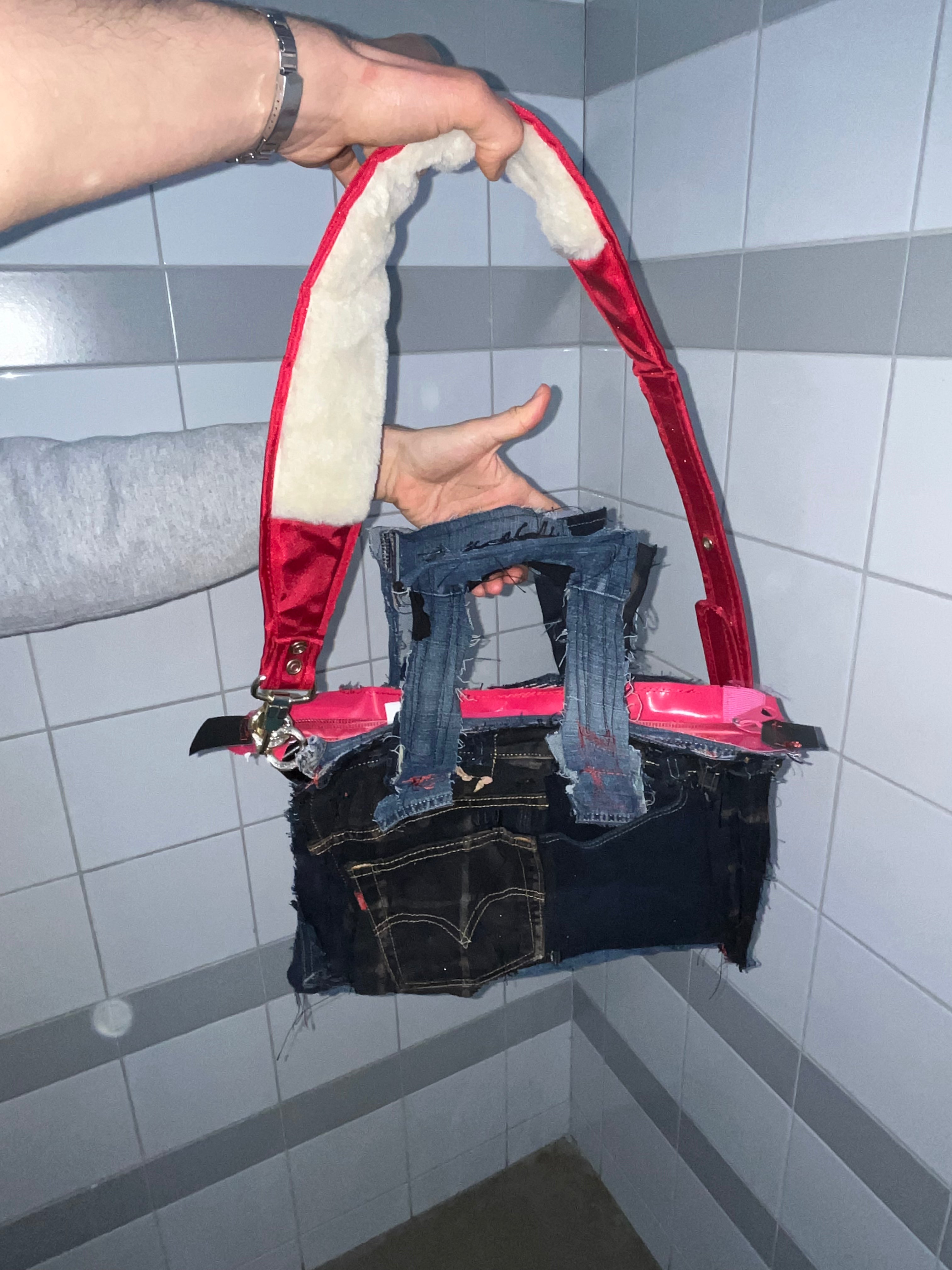 denim pocket bag