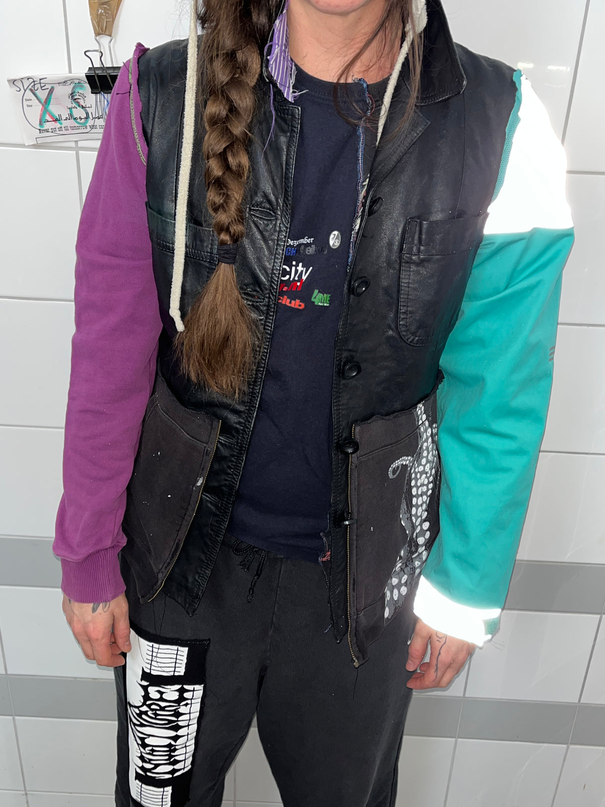 leather deliveroo jacket