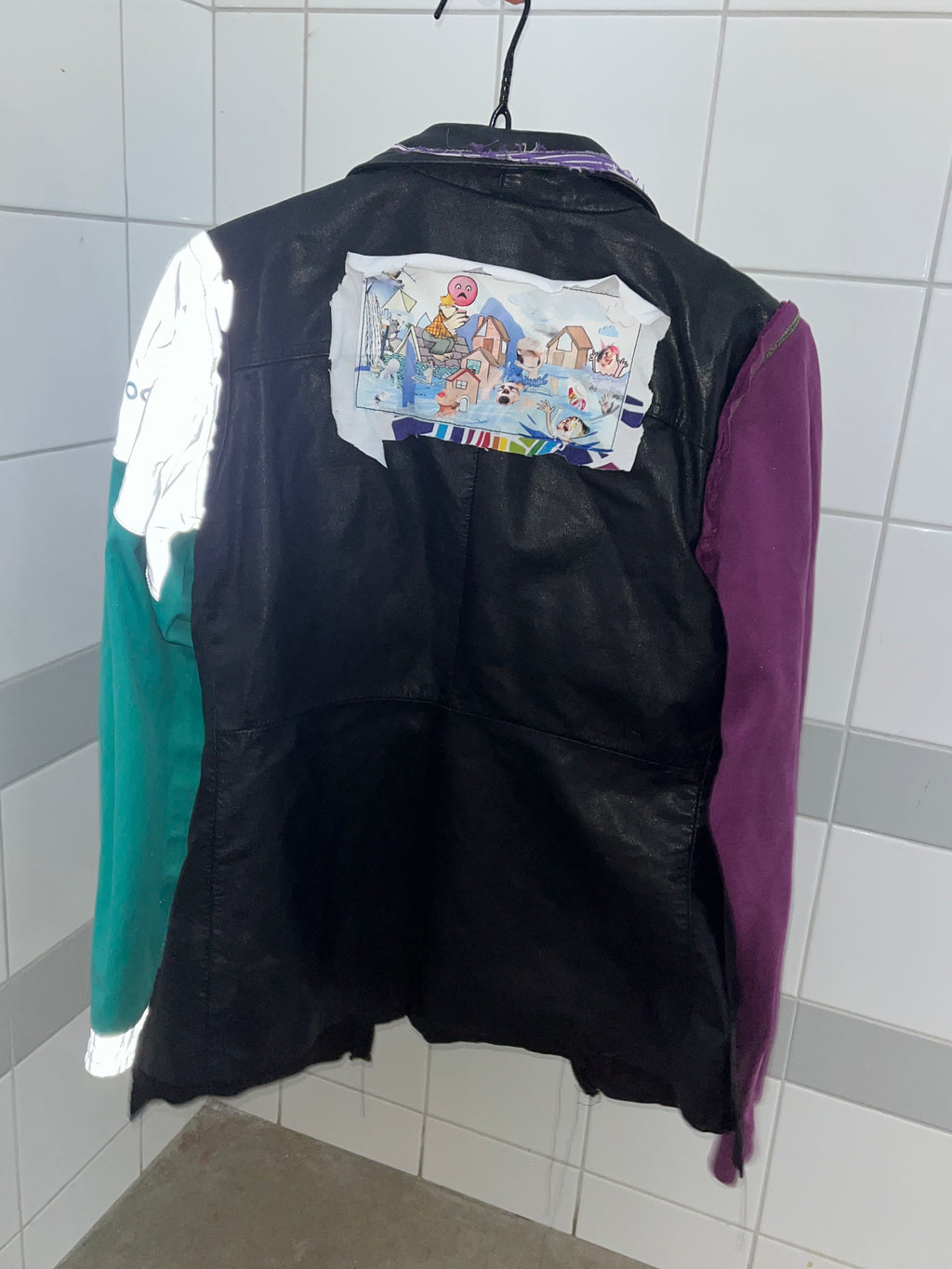 leather deliveroo jacket