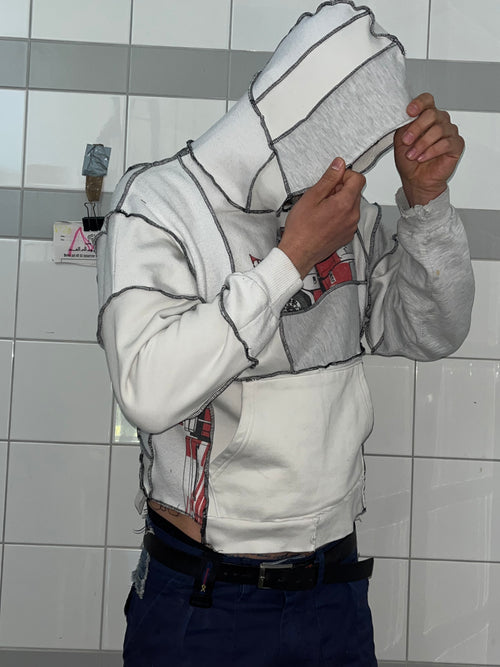 white hoodie