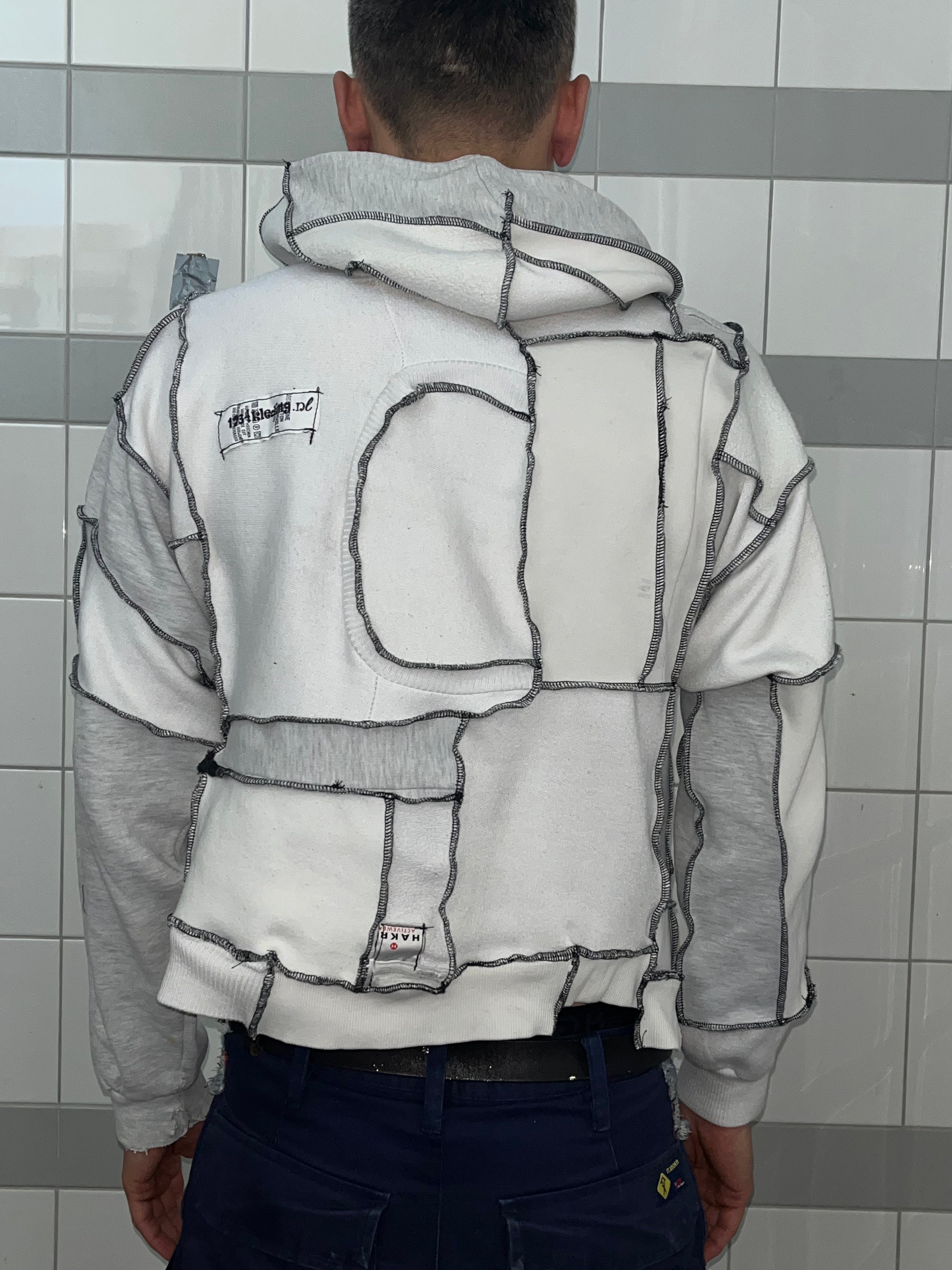 white hoodie